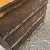 Vintage 19th Century Solid Oak Bookshelf