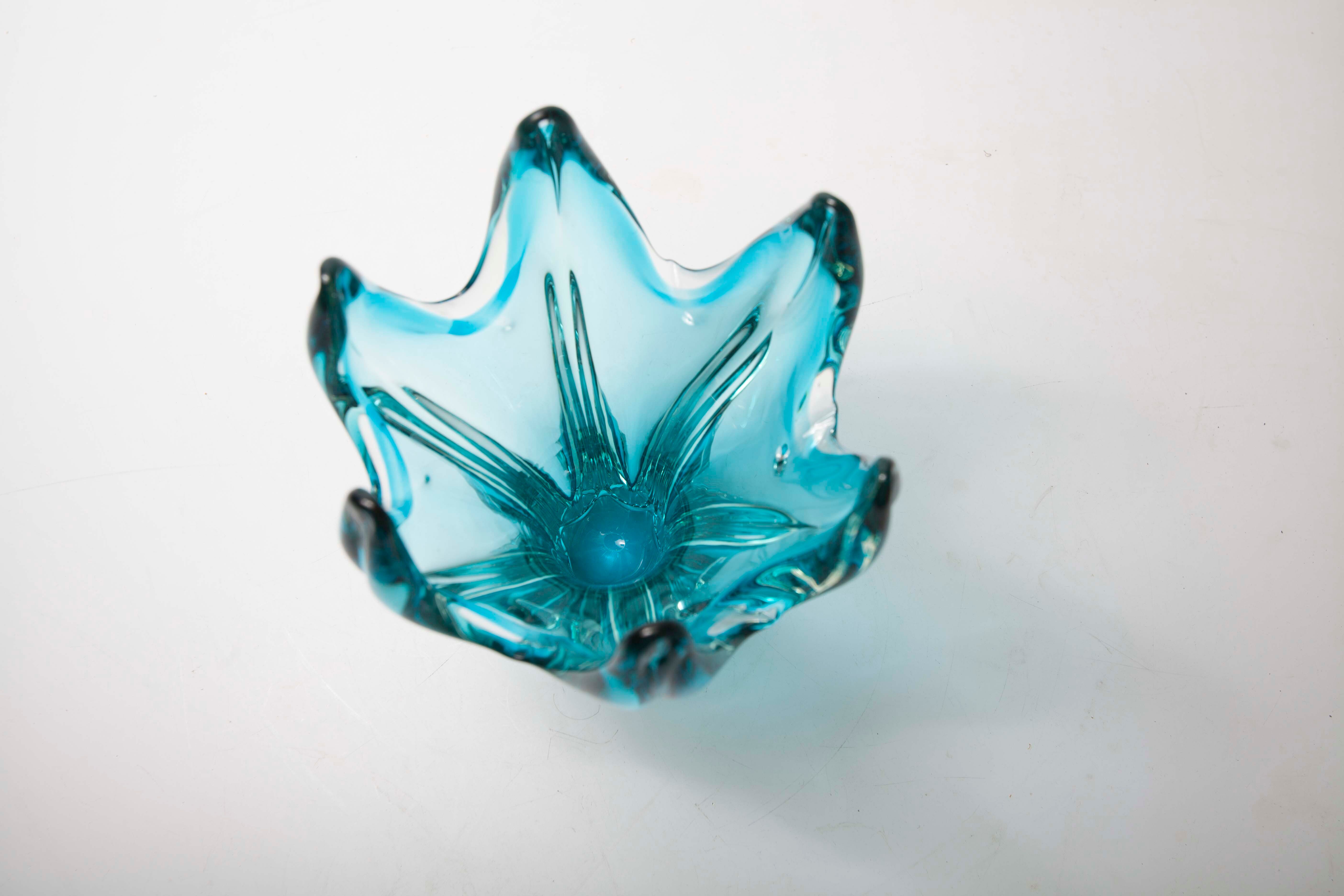 60's blue Murano vase
