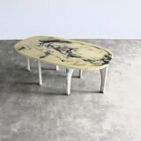 Vintage coffee table | table | marble | 60s | swedish