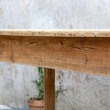 Antique solid oak farm table 180 cm long