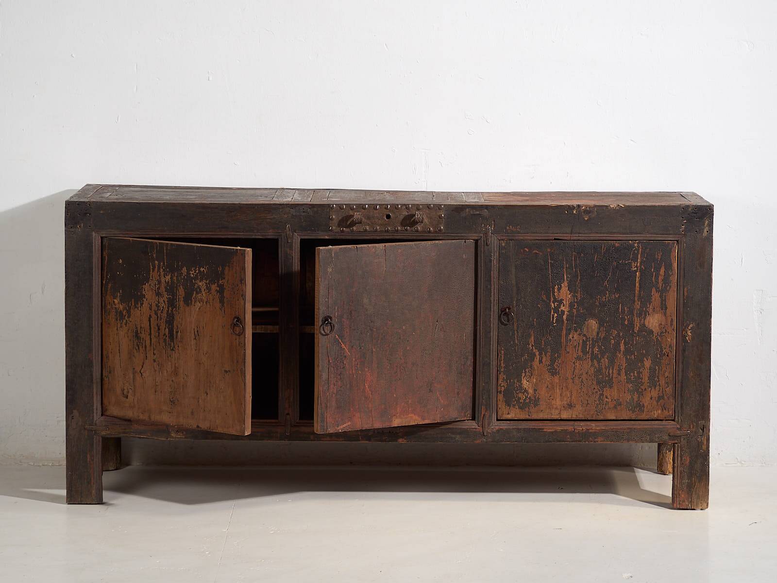 Antique sideboard in dark tones (c.1900) #26