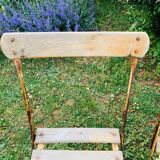 Ensemble de 4 chaises de jardin pliantes