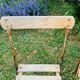 Set of 4 folding garden chairs
