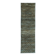 Handwoven Tribal One of a Kind 91 cm x 297 cm Blue Wool Runner Carpet
