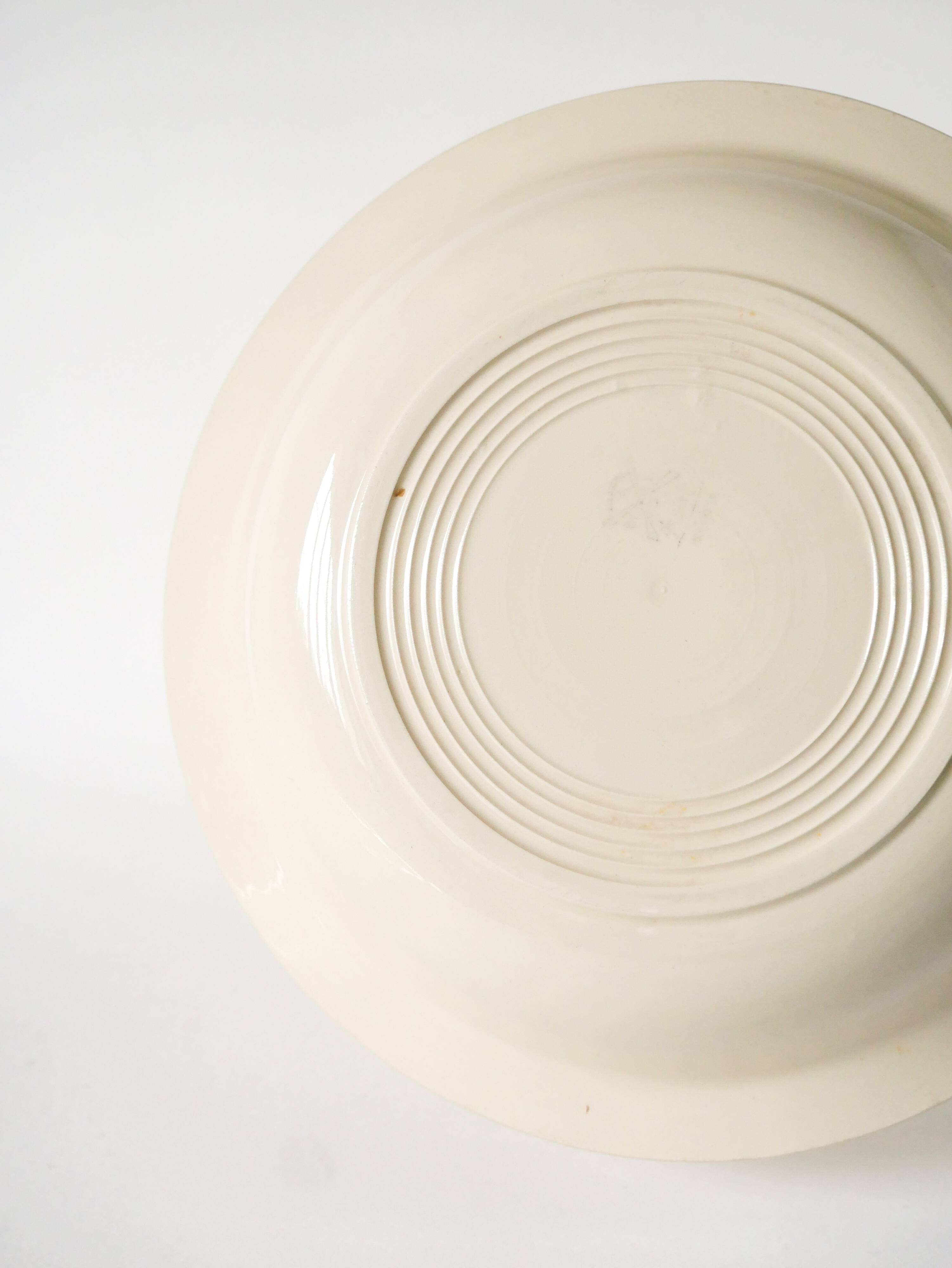 Moulin des Loups salad bowl, "Isabelle" model, 1950