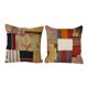 Set of 2 vintage Turkish cushion covers 51x51 cm