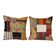Lot de 2 housses de coussin turque vintage 51x51 cm