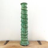 Green terracotta candle holder 60 cm