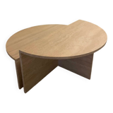 Round travertine coffee table, model for Up&up, Italy, 1970s