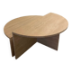 Table basse ronde en travertin, modèle pour Up&up, Italy, 1970s