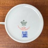 Teapot or coffee pot with cup from the German postmodern VIP collection by Seltmann Weiden, set of 2.