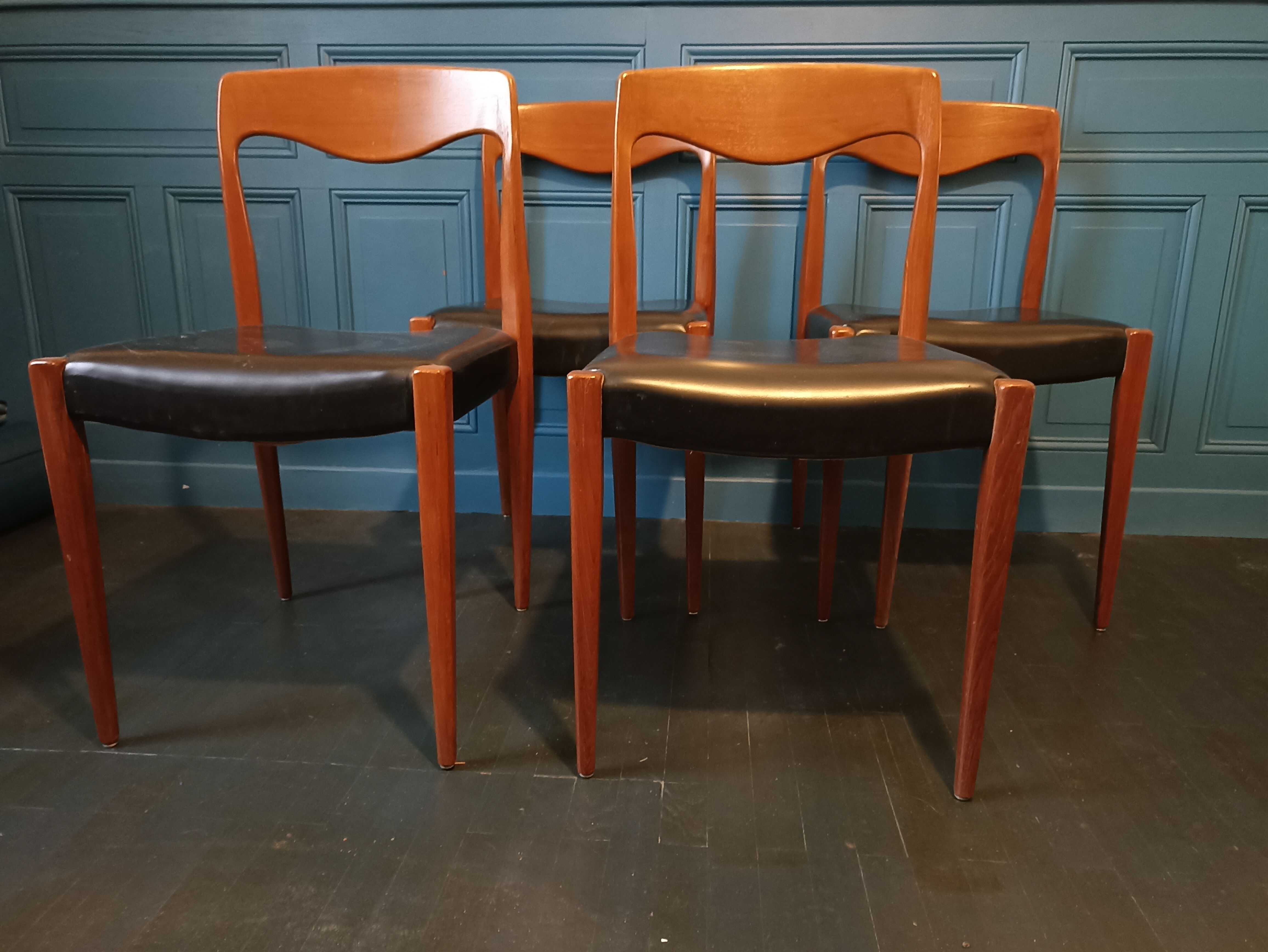 Vintage Scandinavian style chairs