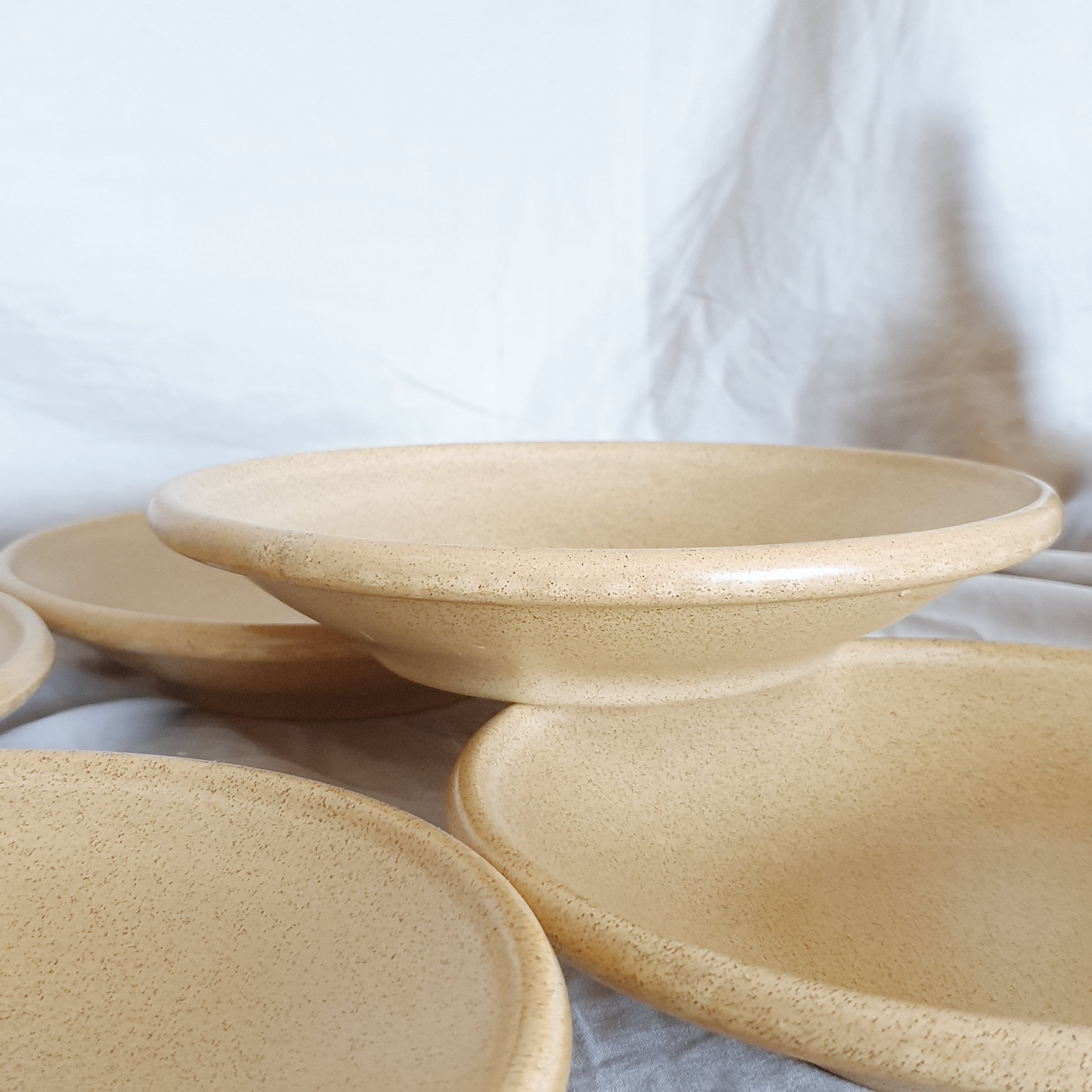 Set of 5 plates Sarreguemines