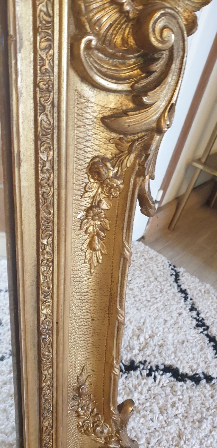 Golden mirror 116 x 97