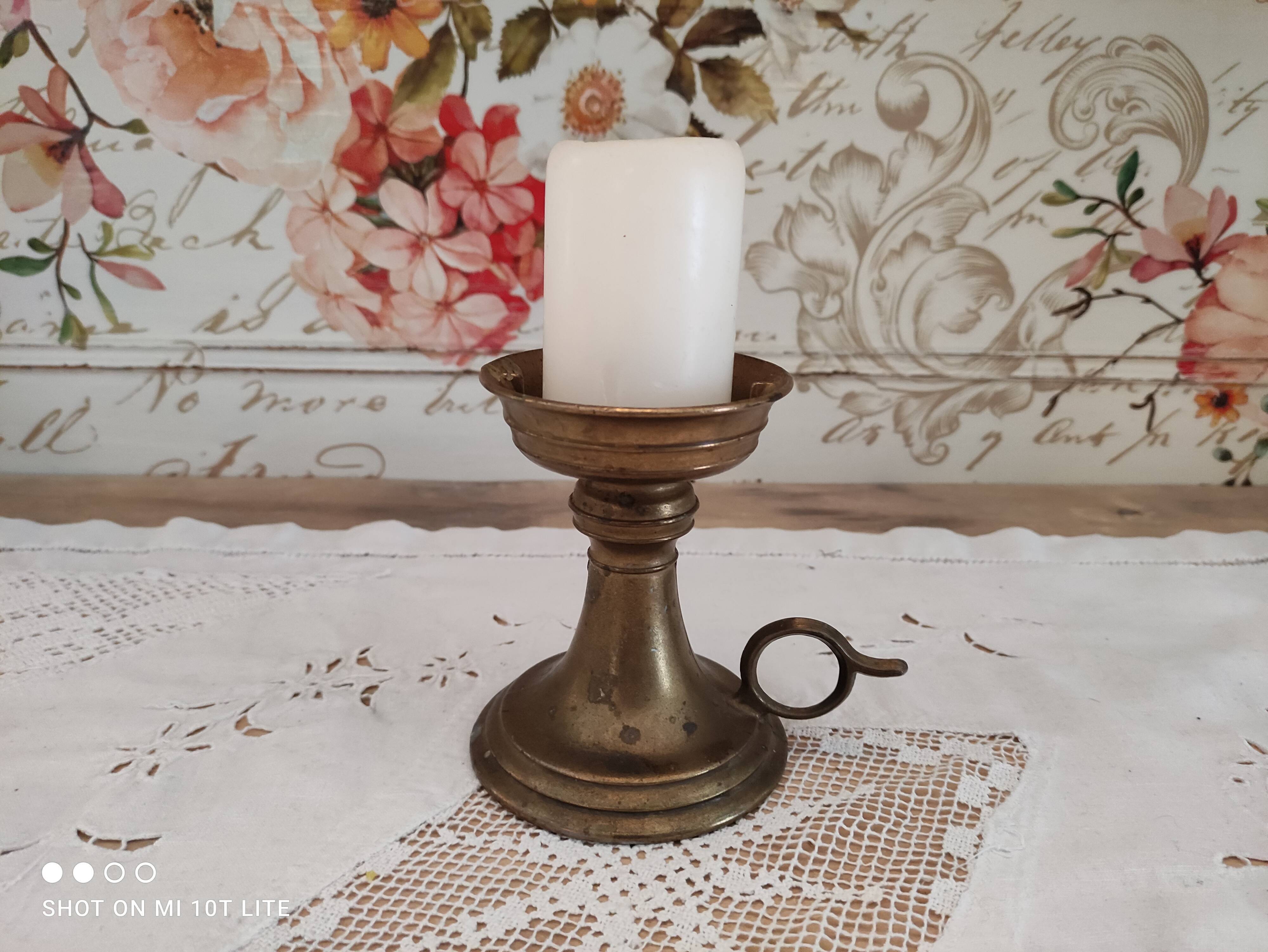 Cellar rat high brass for thick candle