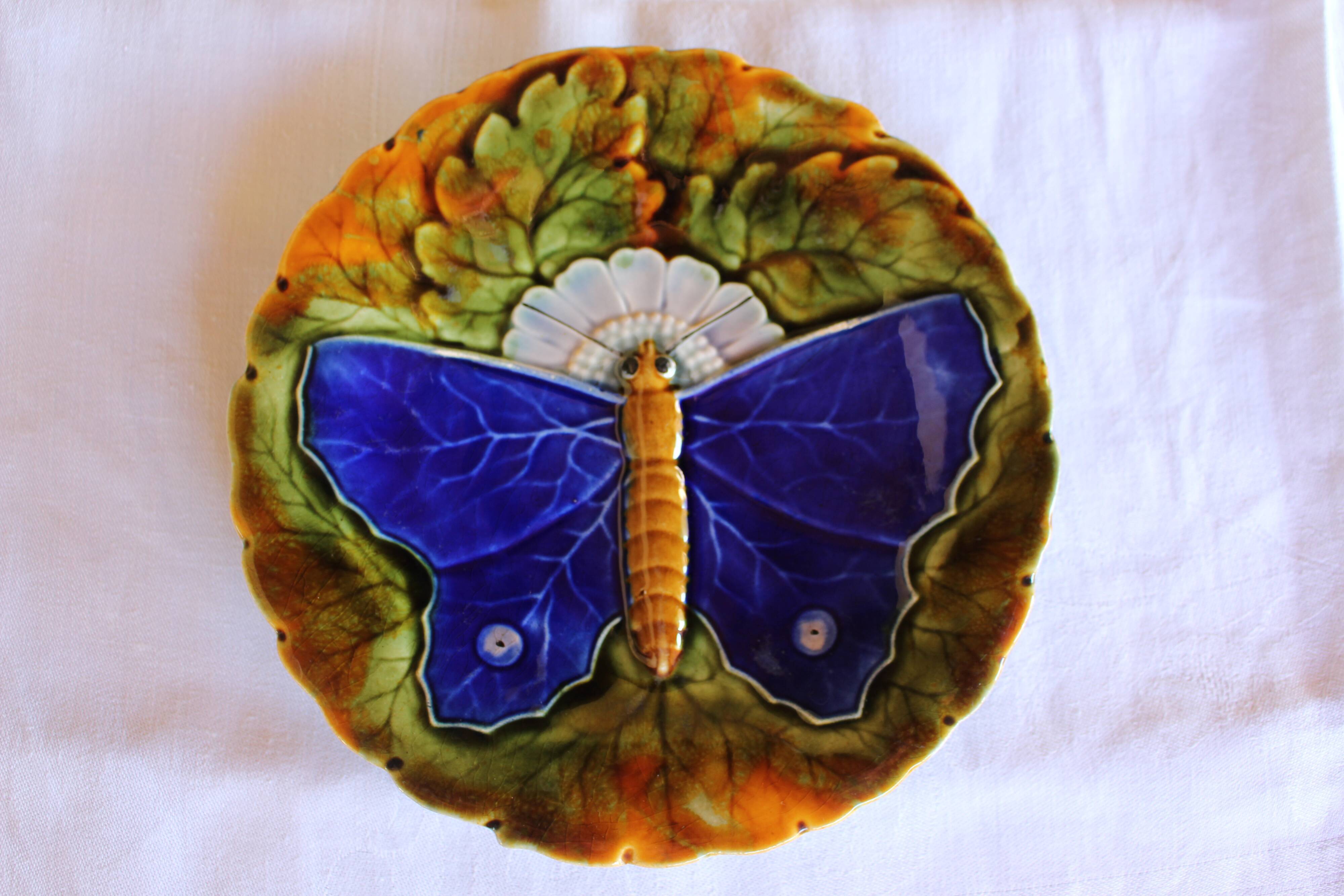 6 plates "Papillons"