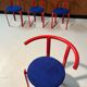 4 refurbished vintage chairs