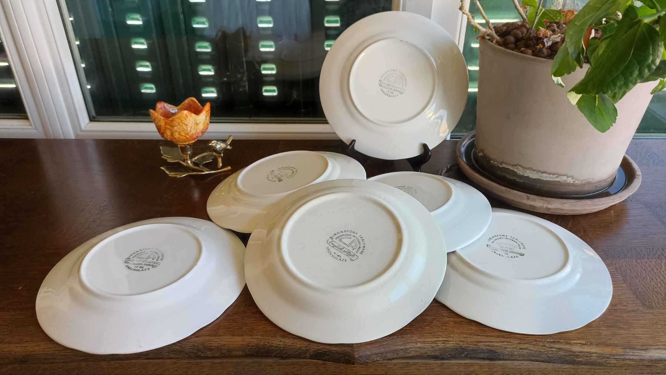 6 plates in Terre de Fer CP & CBM