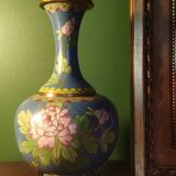 Pair of Chinese cloisonné vases