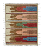 Tapis en laine multicolore tissé à la main, unique en son genre, 271 cm x 351 cm.