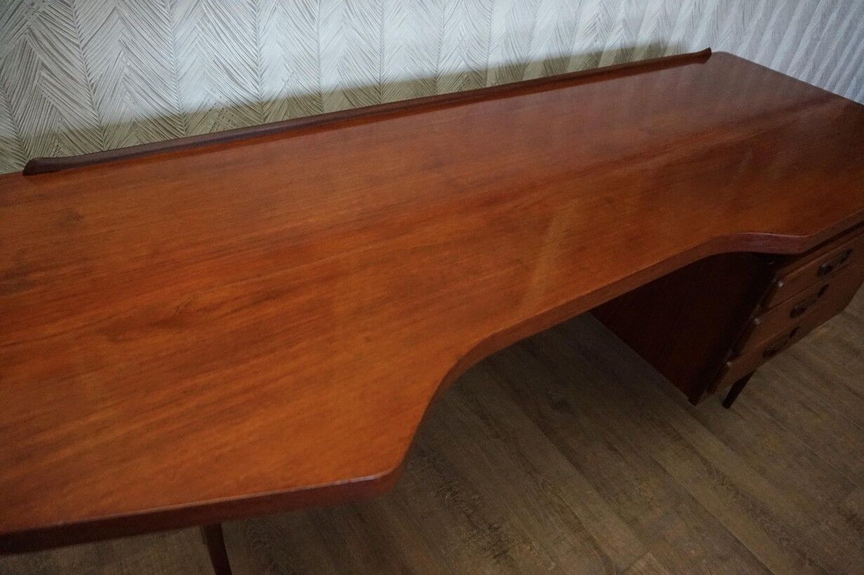 Mid-Century Dutch Modern Writing Desk by Louis Van Teeffelen for Wébé, 1950s