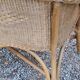 Pair of armchairs and bench in rattan and bamboo from the 60s/70s