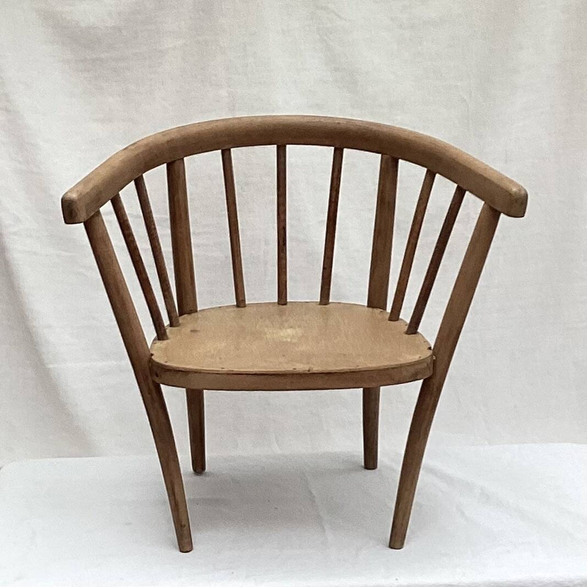 Scandinavian style wooden children's armchair dimension: height -41.5cm- width -50cm-
