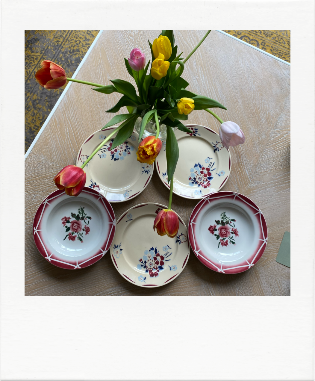 Ensemble de 3 assiette Luneville modèle Evreux