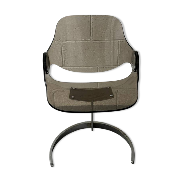 Chaise Boris Tabacoff en plexi 70's