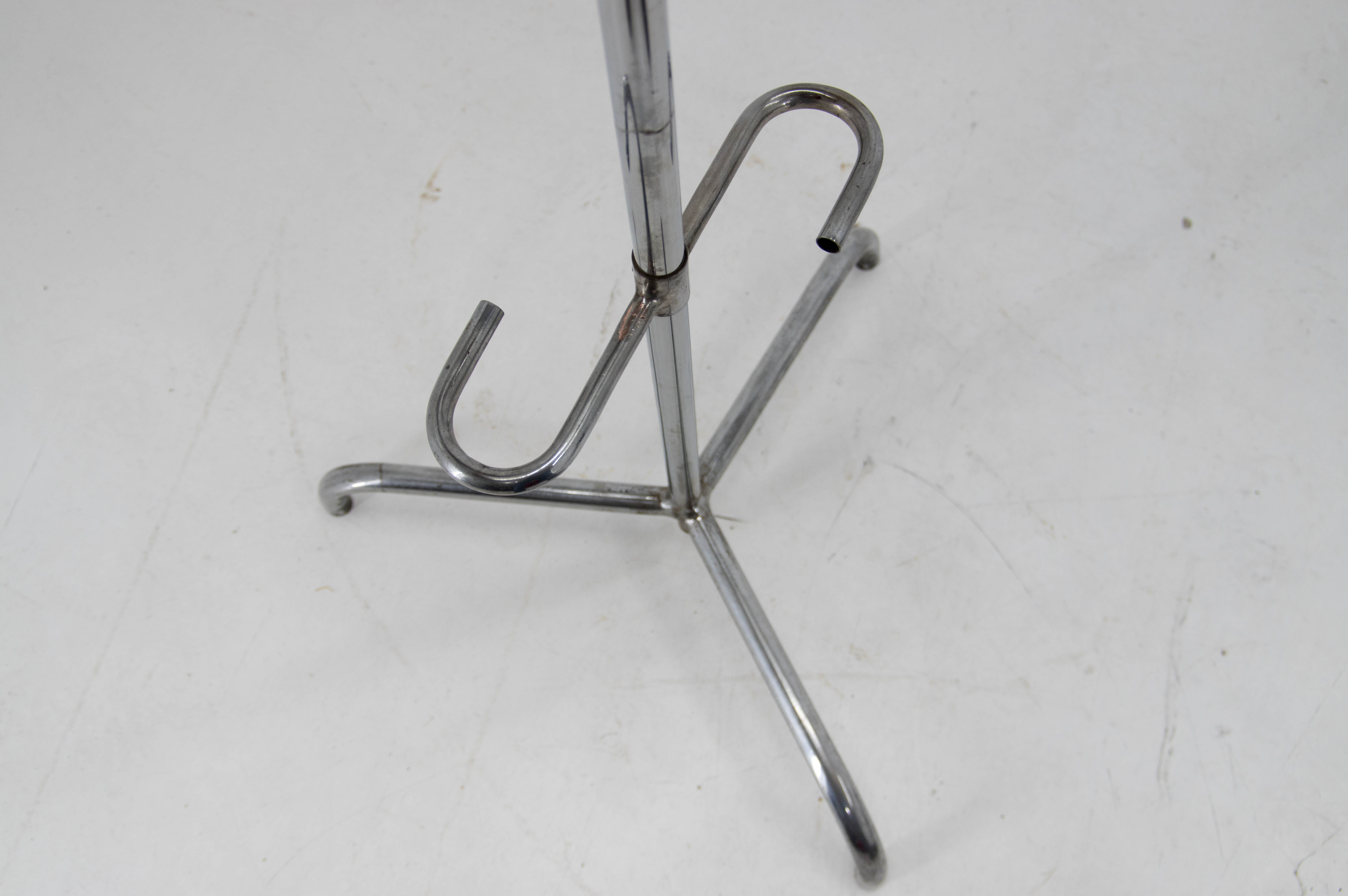 Bauhaus chrome coat stand, 1920s