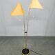 Mid Century Japanese Style Brass Floor Lamp, 1960s