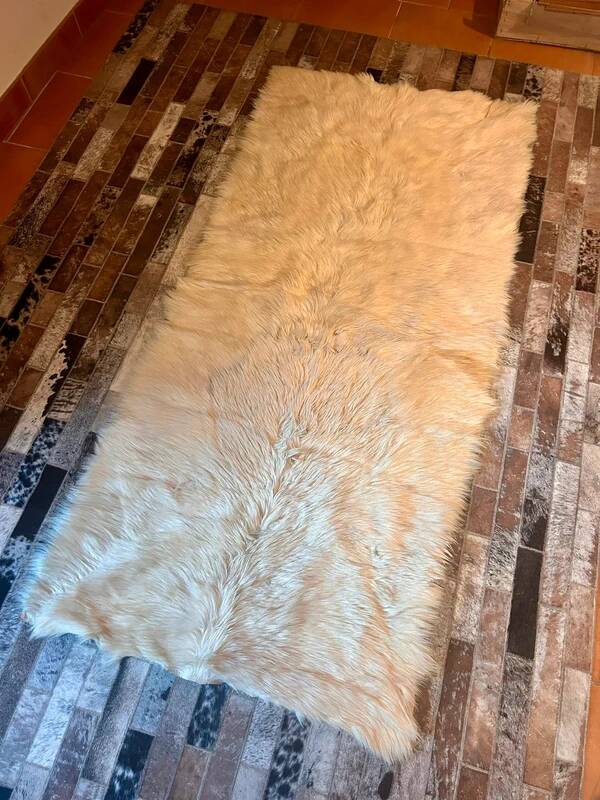 Animal skin rug