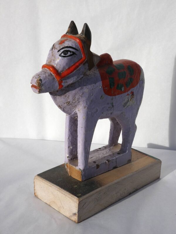 Vache indienne patine et piece d'origine inde