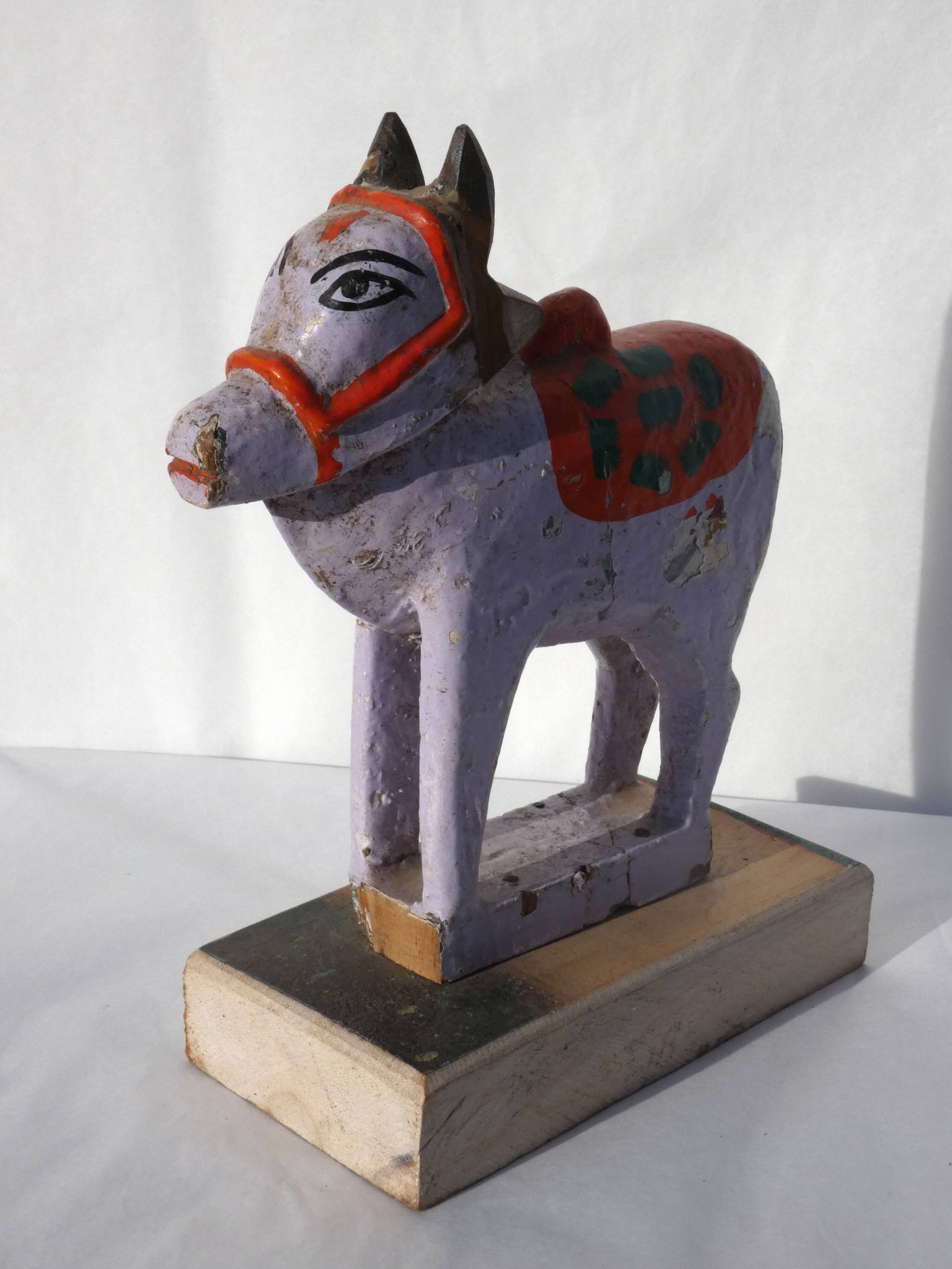 Vache indienne patine et piece d'origine inde