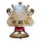 Table de cuisine en pierre de lave émaillée