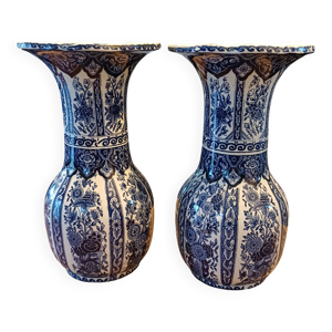 Paire de vases Delfts