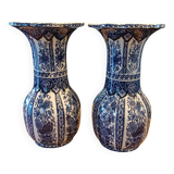 Pair of Delft vases