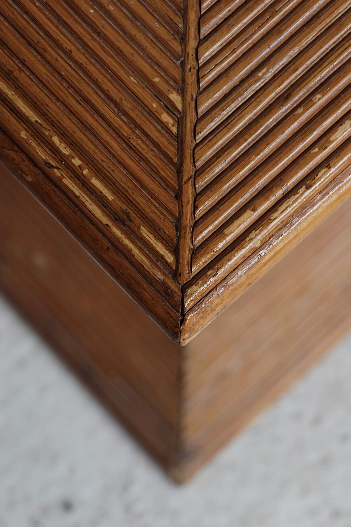 Bamboo and rattan design column