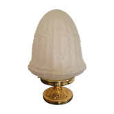 Art Deco lamp with glass globe