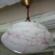 Marbled opalescent art deco pendant light Ø 35 cm