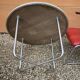 Willem hendrik gispen, art deco modernist round coffee table, tubular structure