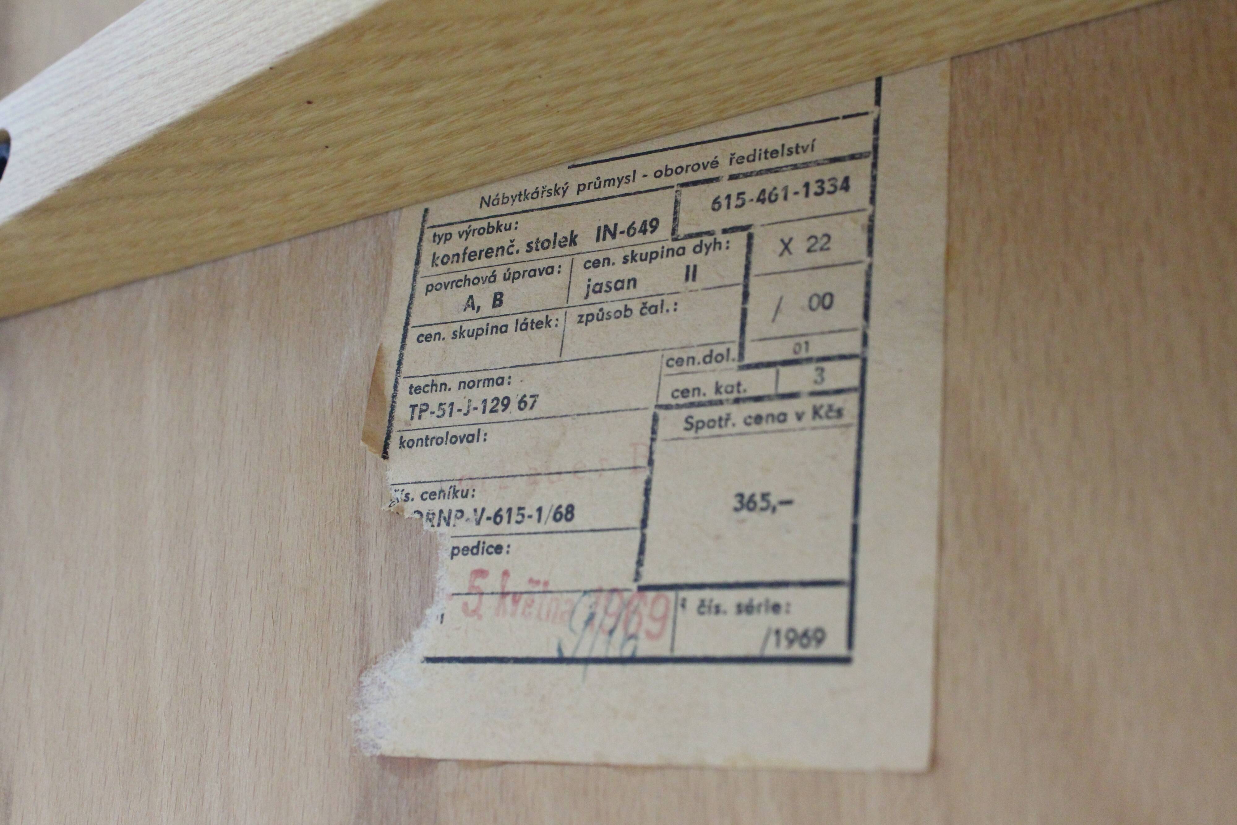 Mid-century Coffe Table,by Interier  Praha 1969‘s