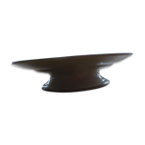 Flat serving dish on a pedestal in St Amand porcelain