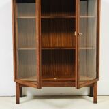 Mid-century teak and glazed display cabinet by J Nissenbaum & Son Ltd., 1970s