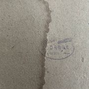 Ancient Japanese drawing on canvas