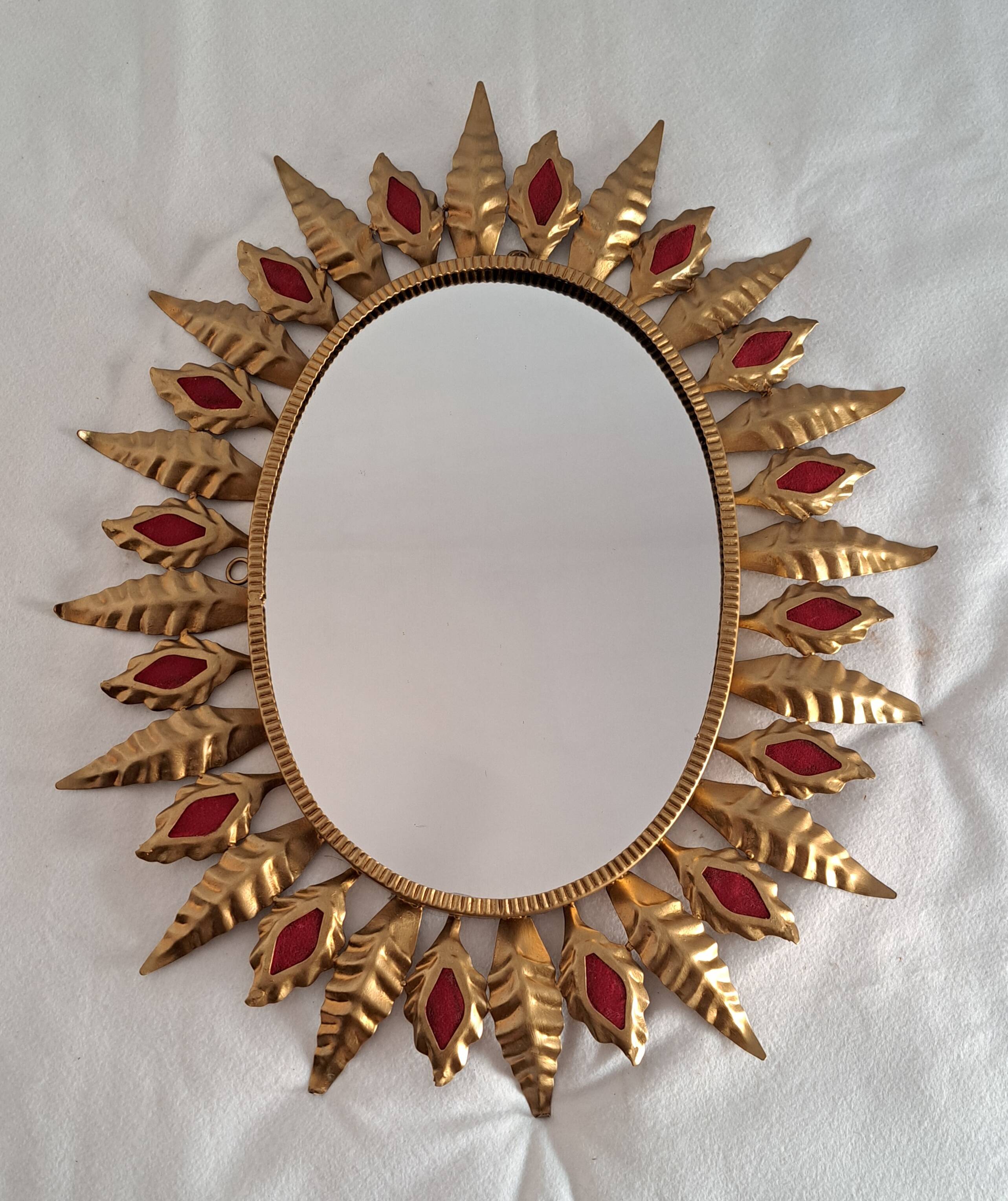 Vintage sun mirror