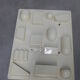 Vintage plastic wall rack, storage system