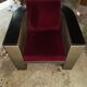 Set f 2 vintage club chairs and table