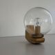 Simple glass and brass wall light from the mid-century, 1960, Germany.