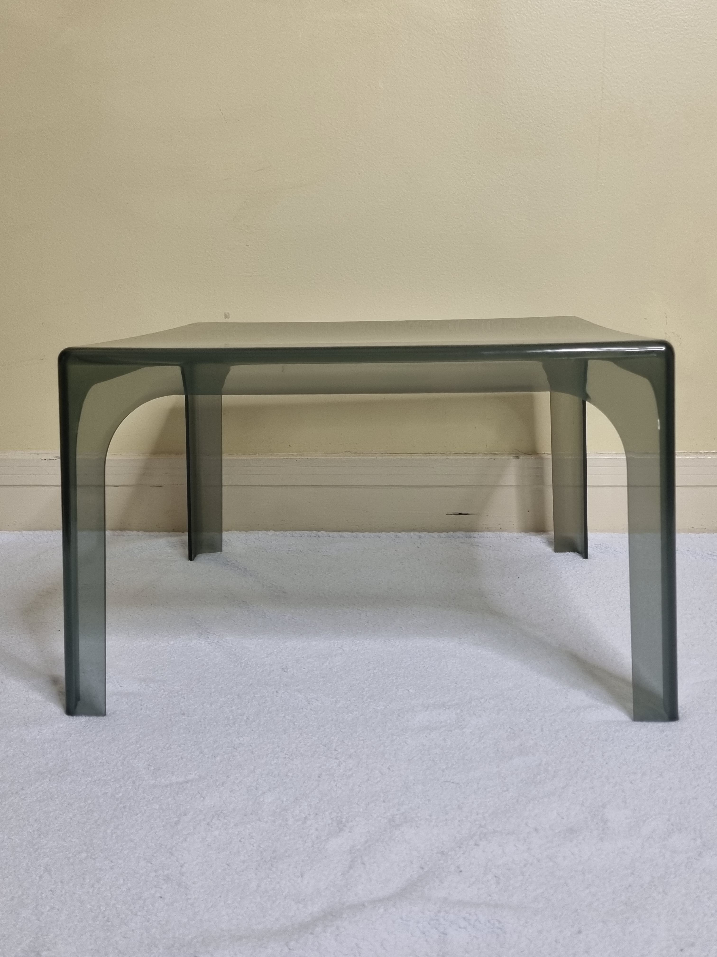 Vintage plexiglass coffee table